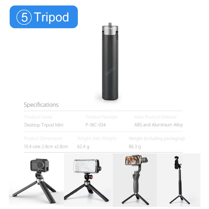 Экшн штатив PGYTECH DJI Osmo селфи палка ремешок держатель чехол сумка для Gopro Hero 7 6 Insta360