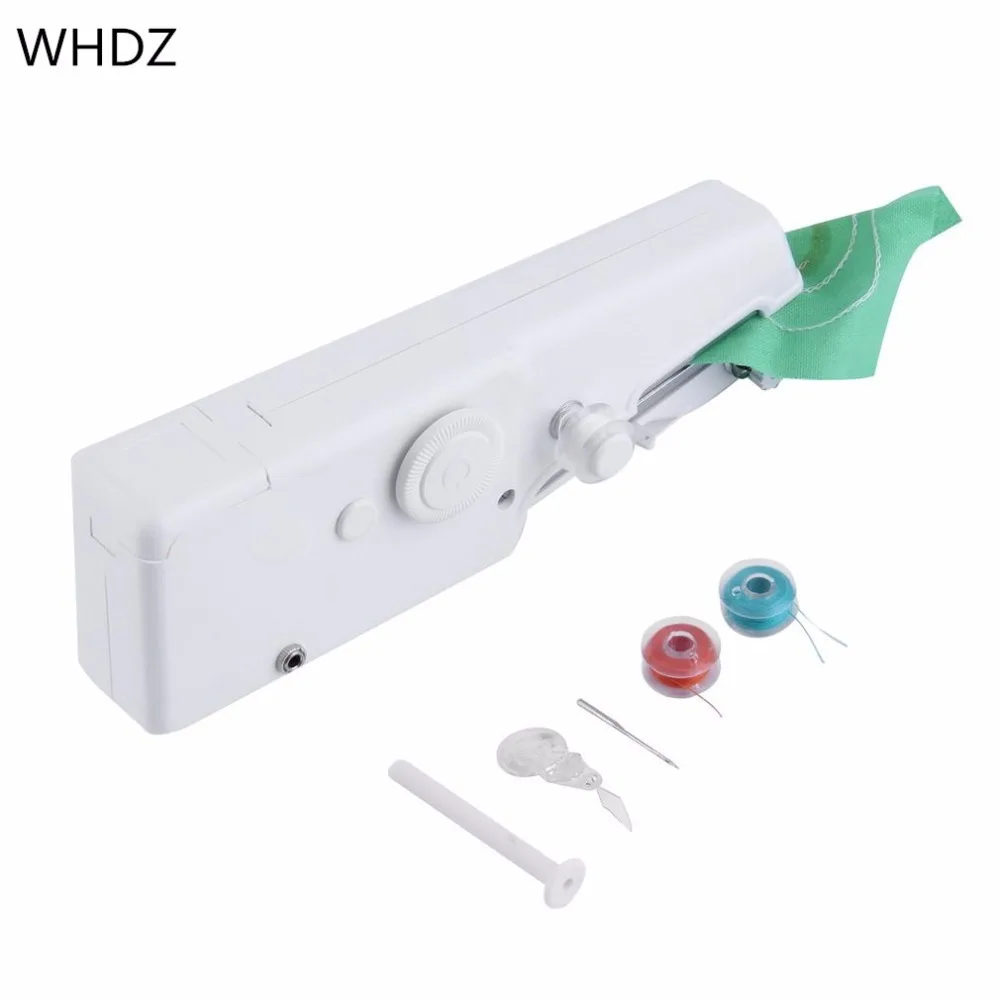 WHDZ Mini Portable Handheld sewing machines Stitch Sew needlework
