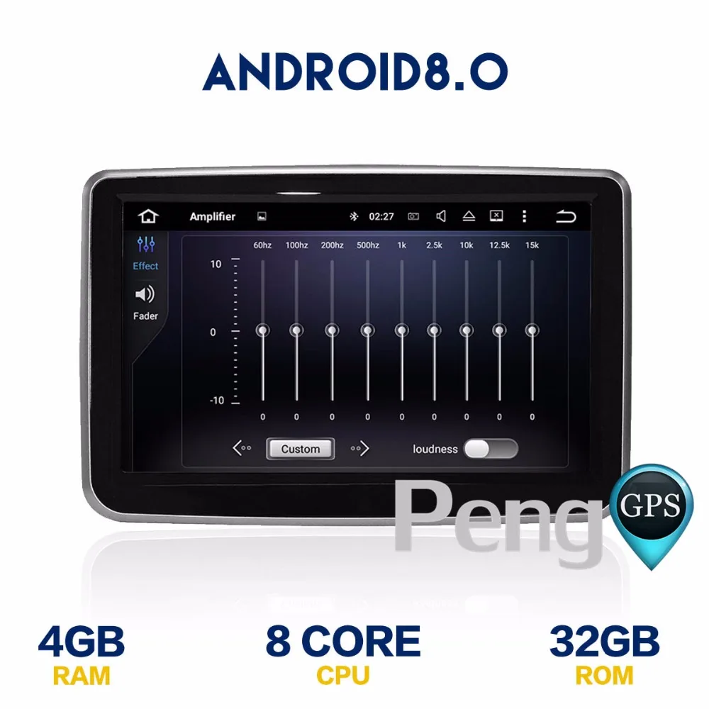Discount 8 Inch Octa Core DVD Player 2 Din Stereo Android 8.0 for Mecerdes Benz C 2014-2017 GPS Navigation Car Radio Multimedia Headunit 5