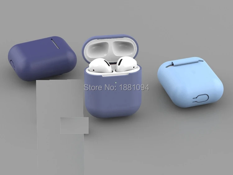 100 шт силиконовый чехол для Apple Airpods 2 крышка Защитные кожухи головных телефонов для Airpods 2 Air pods 2 для Airpods2 ударопрочный чехол