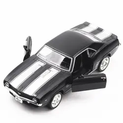 1/36 масштаб 13,4 см сплав металла литье под давлением классический Chevrolet Camaro 1969 ужин модель гоночной машины детские игрушки дети подарок на