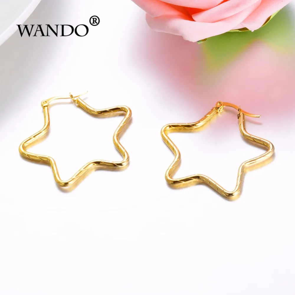 WANDO 3 пары серьги-капельки в форме сердца виде звезд