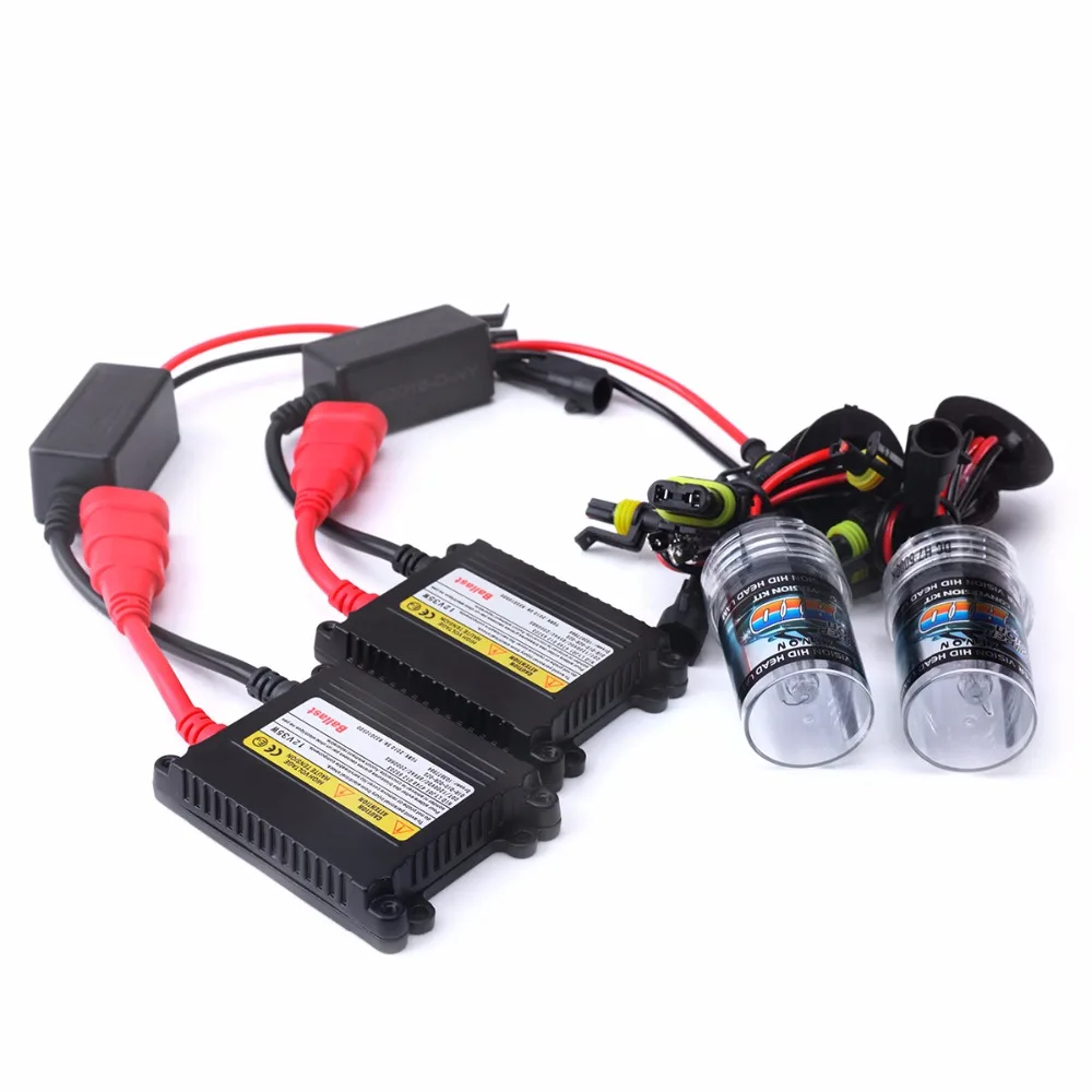 35 Вт Автомобильная фара hid ксеноновый комплект для H7 H1 H3 H4 H8 H9 H10 H11 H13 H27 9005 9006 HB3 HB4 9004