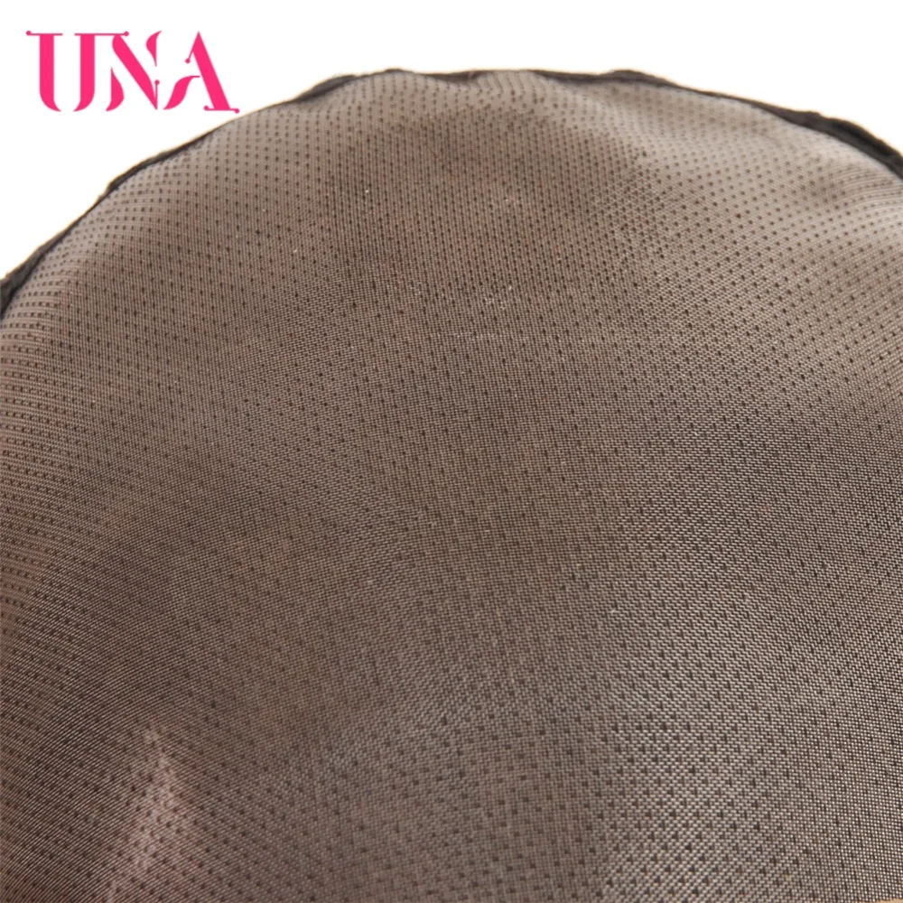 UNA Human Hair Wigs Half Hand-Tied Wigs Non-Remy Human Hair Malaysian Straight Human Hair Wigs Short Human Hair Wigs