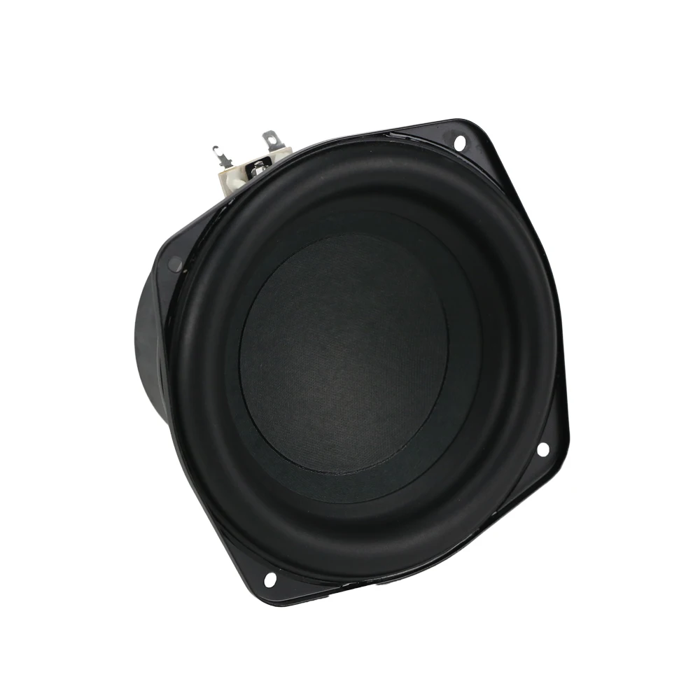 GHXAMP 150MM 6 inch Pure Subwoofer Speaker Unit 4ohm 60W Deep Bass Speakers Home Theater Car Loudspeaker Rubber Edge 1pc