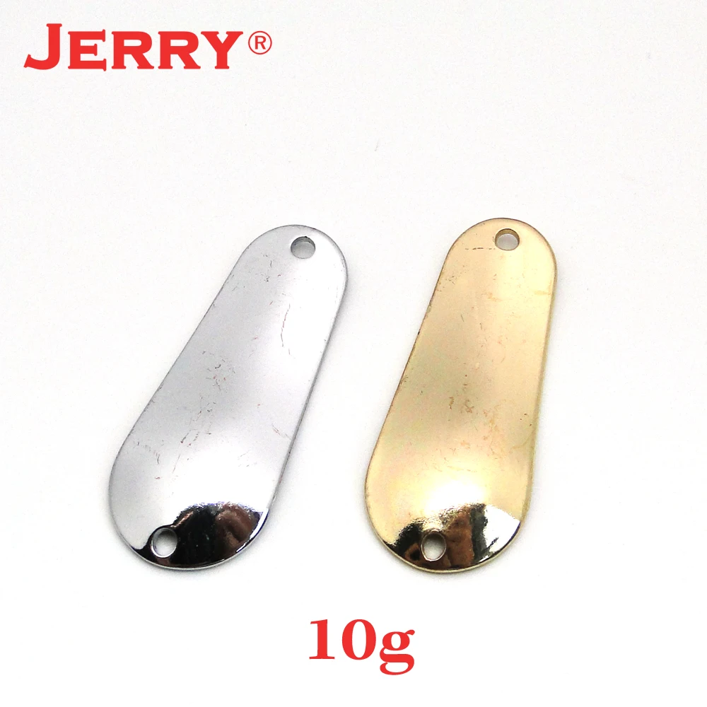 Jerry Hercules 30 шт. 10 г рыболовные блесны медленное спиннинг Неокрашенная пустая ложка
