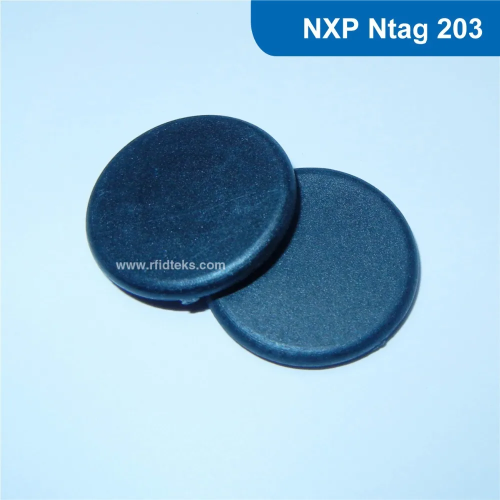 

Dia 22mm RFID Laundry 13.56Hz Tag with Original NTAG 203, RFID Tag, NFC Smart Tag  Free Shipping