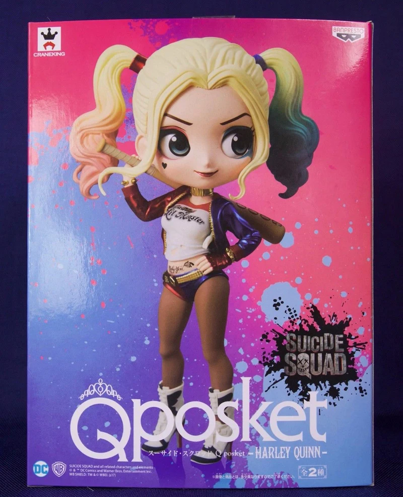 100% Original Banpresto Q Posket Collection Figure - HARLEY QUINN Normal Color ver. from 100% Original Banpresto Q Posket Collection Figure - HARLEY QUINN Normal Color ver. from