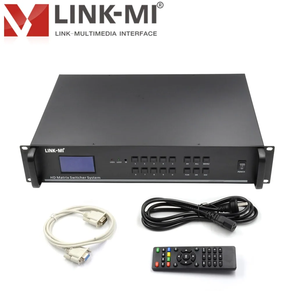 

LINK-MI LM-MXS8 Professional x Matrix g Switching 8x8 HDMI Matrix Switcher
