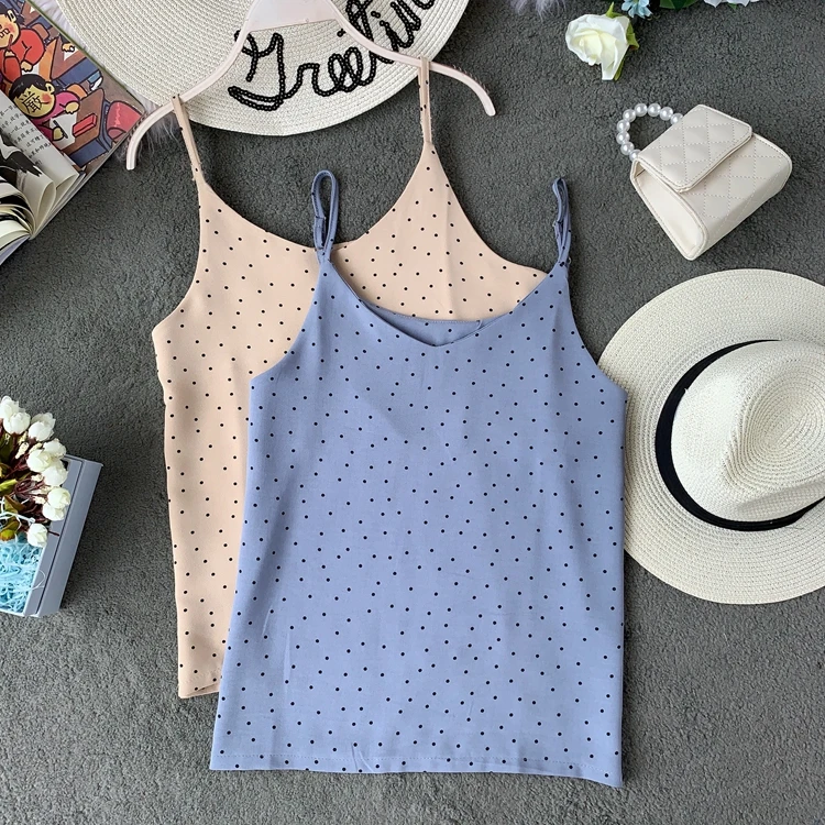 Women's clothing V-neck sling tank top camis