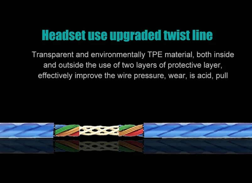 In Ear Earphone Flat Head Metal Headset With Microphone Stereo Earbuds Hifi Bass Headphone for Redmi Note 4X Huawei P10 Computer(6)