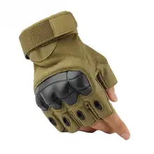 Тактический половины пальцев перчатки Для Мужчин's Airsoft военный Пейнтбол армейские перчатки открытый противоскольжения Пеший Туризм защиты Кемпинг перчатки