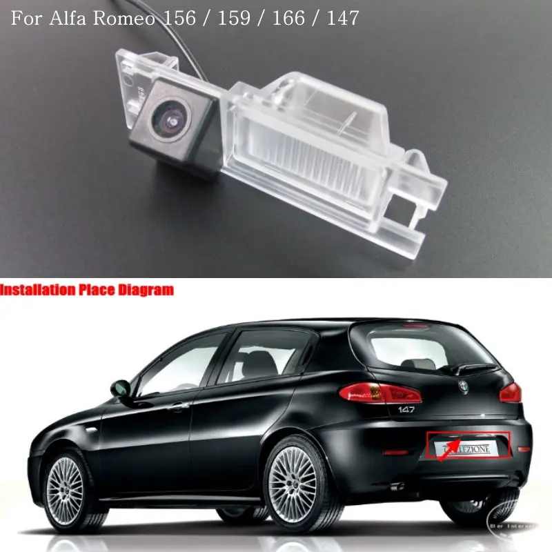 

FOR Alfa Romeo 147 156 159 166 Car Reverse Parking Rear View Camera / Reversing Back up Camera / Water-Proof HD CCD Night Vision