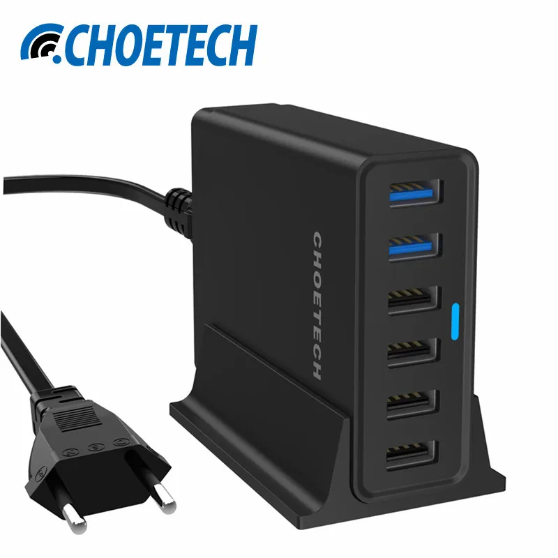 

CHOETECH For Qualcomm Quick Charge 3.0 Multi USB Charger for Samsung S8 Fast Charging USB Travel Wall Charger for iPhone 7 Plus