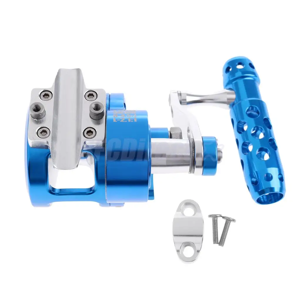 

Trolling Fishing Reel Boat Saltwater Fishing Reel Casting Jigging Big Game 2-Speed 4.5: 1 / 2.1: 1 Right/Left Hand Reels