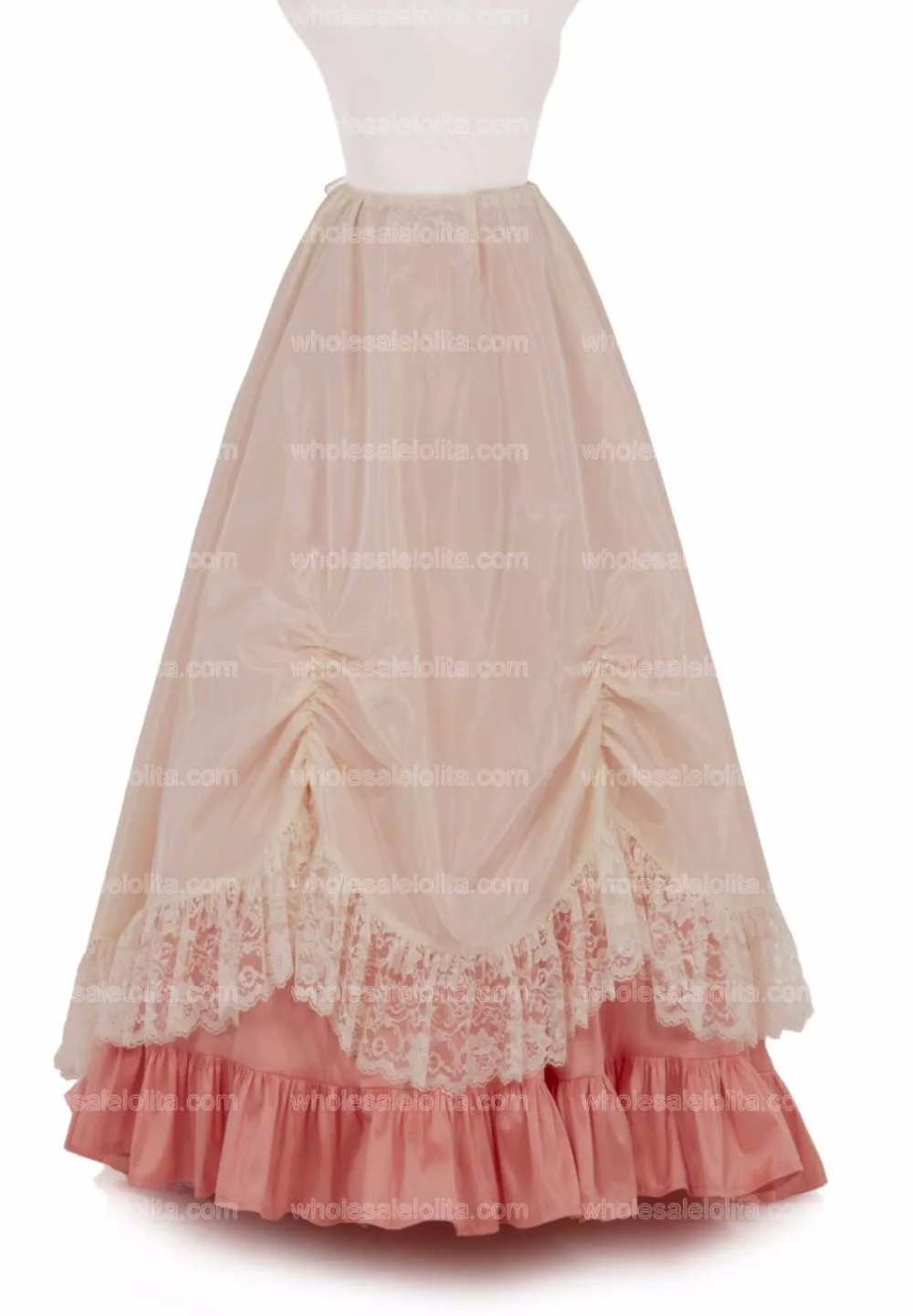 Perla Victorian Taffeta Overskirt(1)