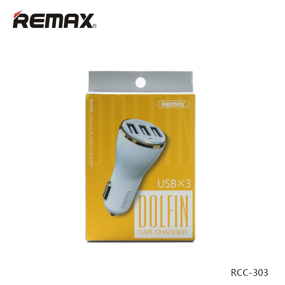 REMAX MINI 3.4A 3 usb порта автомобильное зарядное устройство Универсальный адаптер USB2.0 портативное быстрое зарядное устройство для ipad/ноутбука/xiaomi/Bluetooth/Macbook