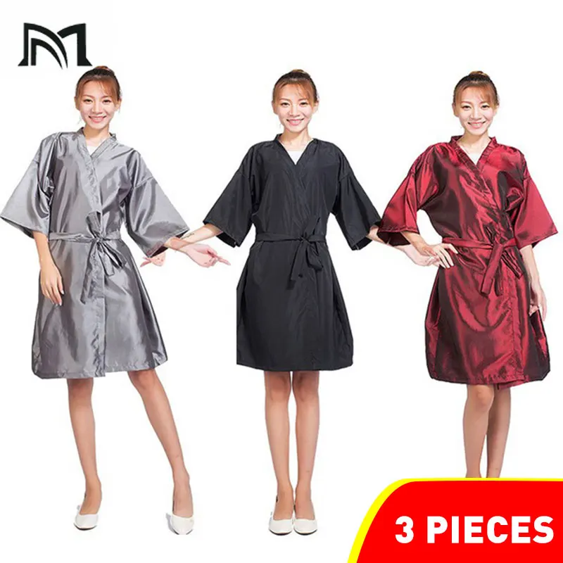 3PCS Senior Hair Shop Salon Wrap Barbers Aprons Hair Cutting Hairdressing Hairdresser Protective Equipment Beautician Assistant 3PCS Senior Hair Shop Salon Wrap Barbers Aprons Hair Cutting Hairdressing Hairdresser Protective Equipment Beautician Assistant