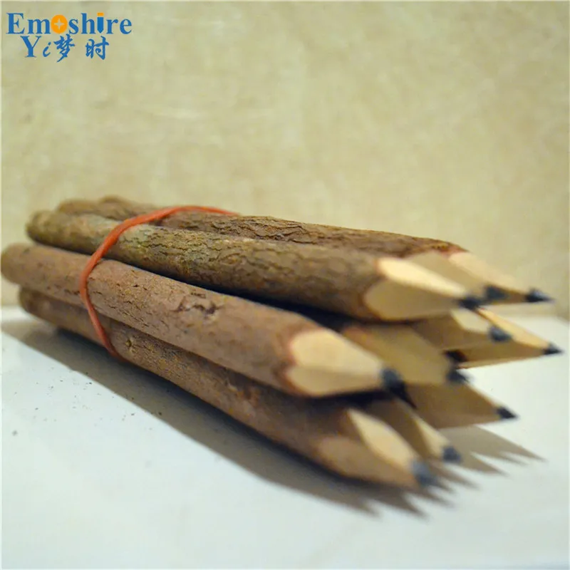 Emoshire Southeast Asian style decorations small gifts Thai handmade wood pencil decoration point crayon black color personality (5)