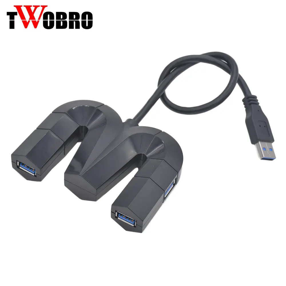 High Speed Mini Creative USB 3.0 4 ports hub 5Gbps SuperSpeed Compact