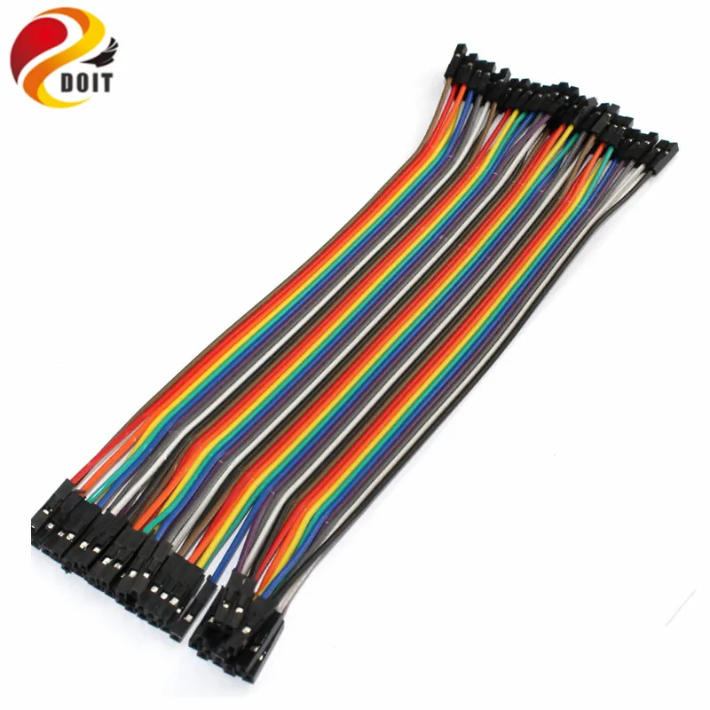 

40pcs Dupont Cable Jumper Wire Dupont Line Female To Female Dupont Line 20cm 1P-1P For Arduino