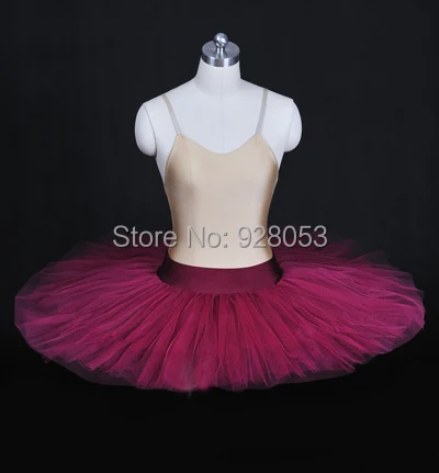 Балетная полупачка для взрослых Tutus 1/2 девочек 8 слоев тюля белый черный