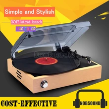 Music Hall 3-Speed Home Turntables LP Vinyl Modern Recorder Retro Phono Player Built-in Stereo Speakers