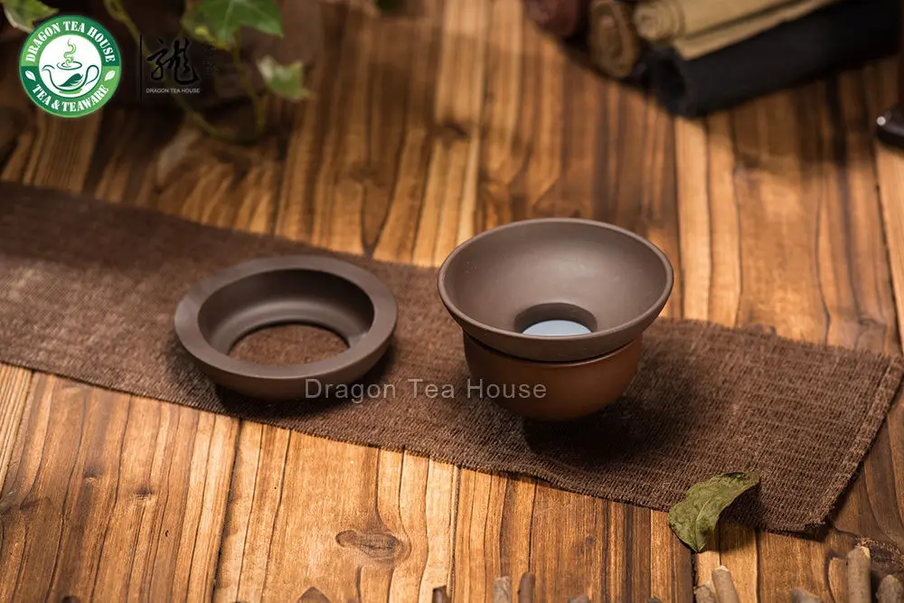 Исин Zisha глины Китай Gongfu Чай фильтр и подставка фиолетовый песок свободные Чай фильтр