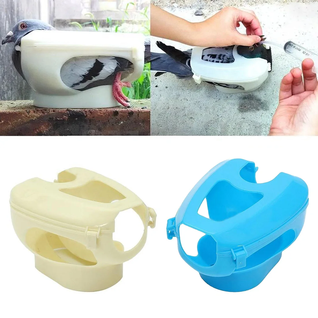 

1PCS Bird Fixed Frame Rack Medicine Feeder Given Medicines Device Bird Tools Pigeon Plastic Racing Pigeon Easy Holder Supplies