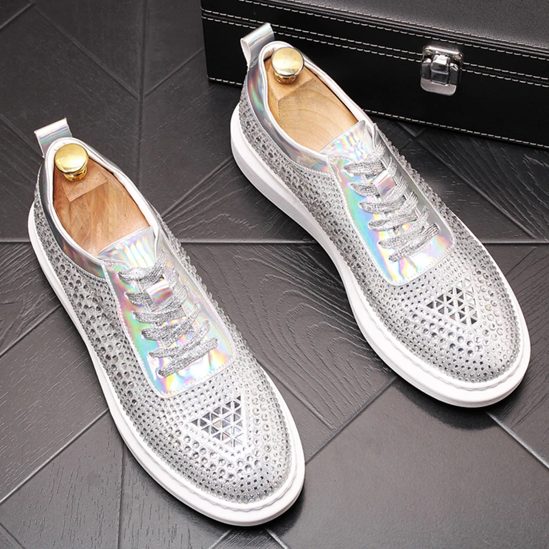 designer rhinestone sneakers