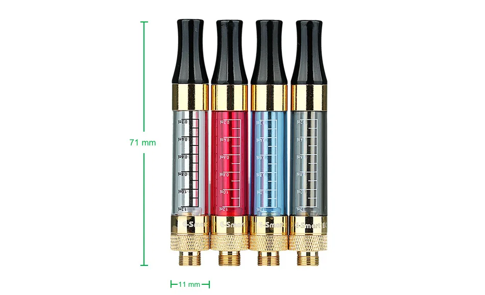 5pc KangerTech E-smart 510 1.2ml BCC Clear Cartomizer/Clearomizer