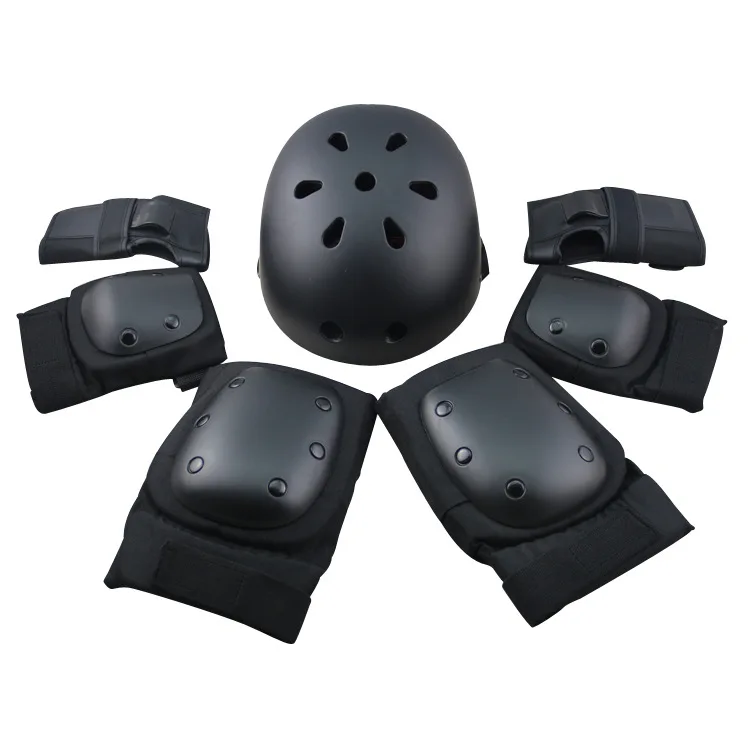

LANOVA 7pcs/Set protective patins Set Helmet Knee Pads Elbow Pads Wrist Protector Protection for Scooter Cycling Roller Skating