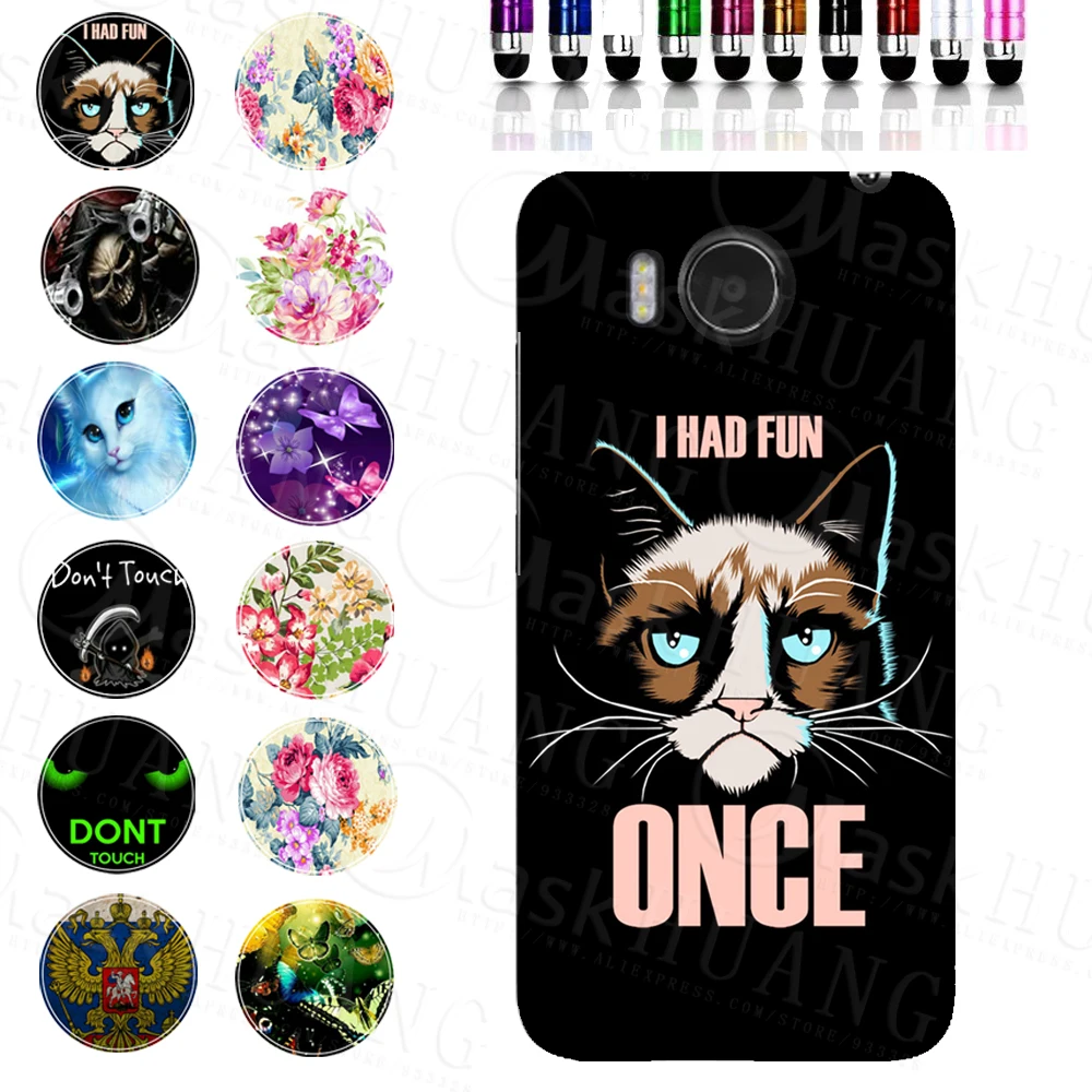 

For Prestigio Grace R7 PSP7501DUO Cartoon Cat Individuality Soft Print TPU Case Back Cover Bag Shell Housing