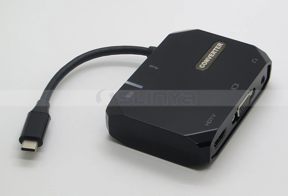 5 in 1type-c  to HDTV converter multifunction adapter 8039190125(6)