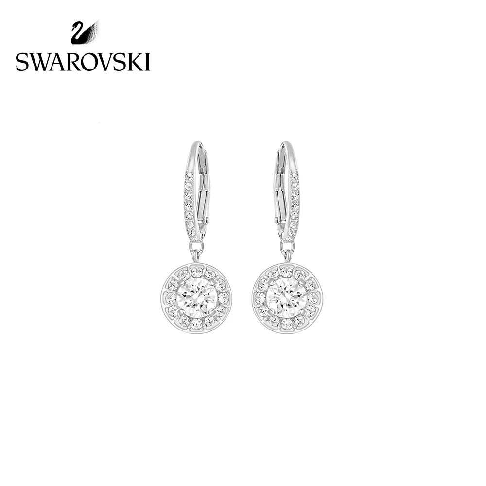 

Original Genuine Swarovski ATTRACT LIGHT Simple fashion all-lady decor stud earrings Female crystal ear ornament 5142721