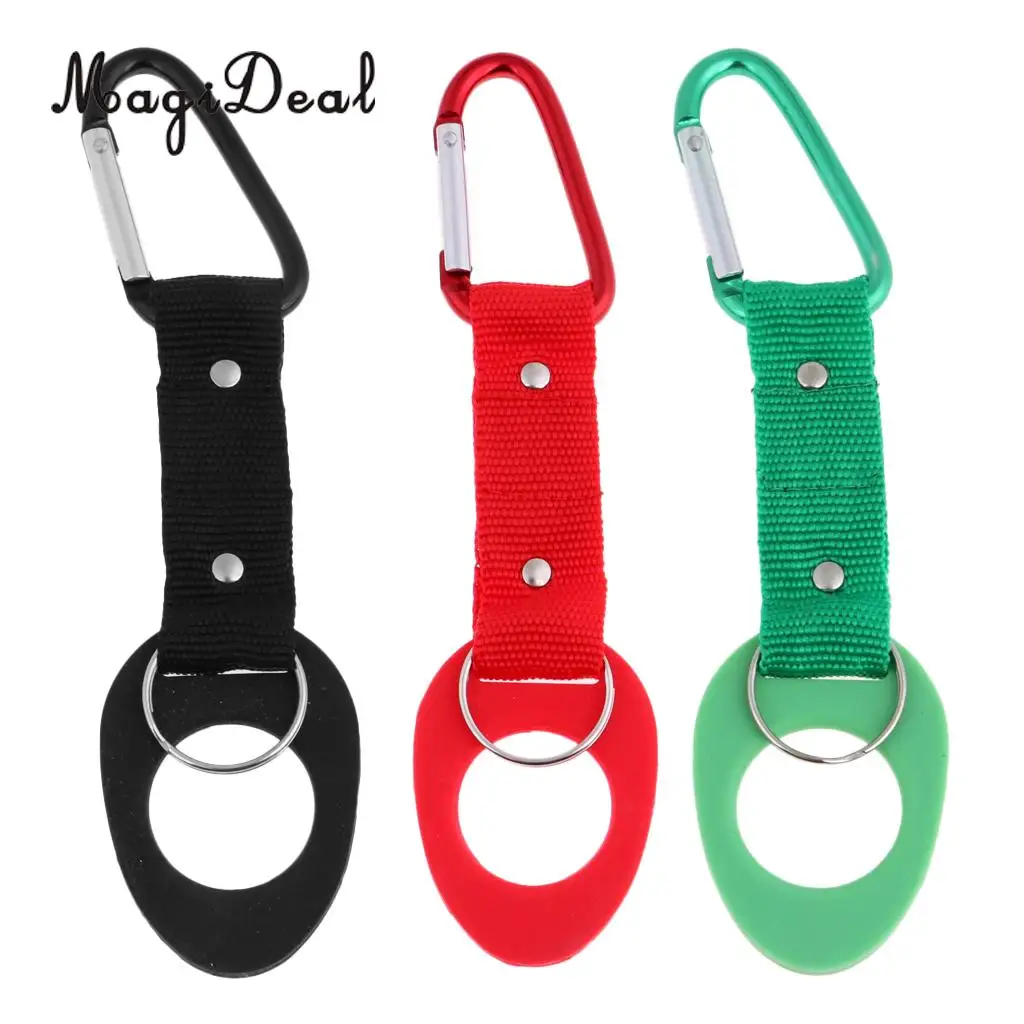 Water Bottle Hooks Belt Hanging Strap Webbing Buckle Clip Holder