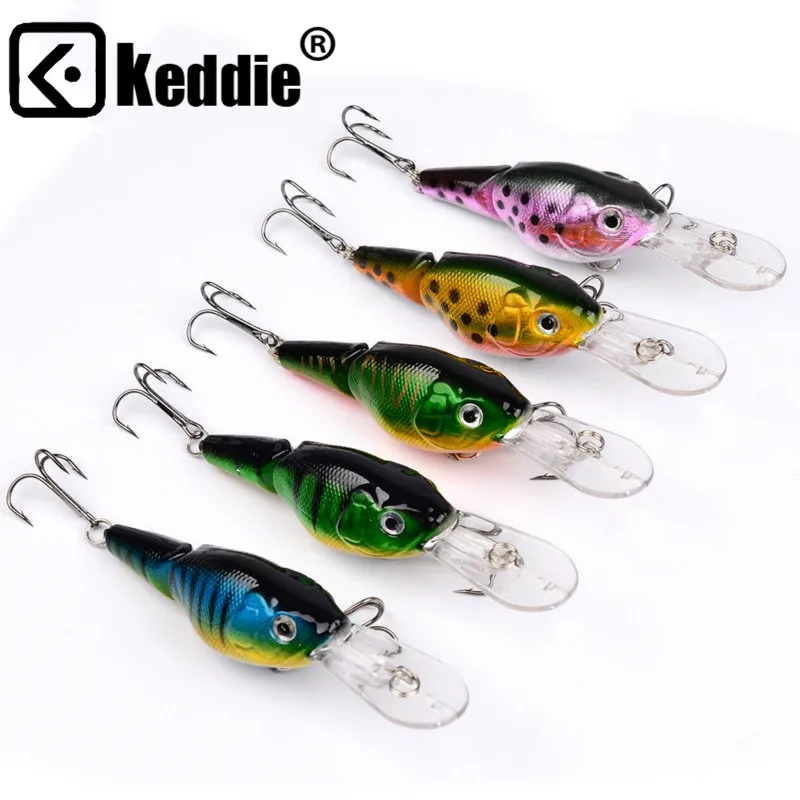 9 5 см 10 г воблер наживка 2 сегмент Crankbait Приманка рыба приманки Иска искусственные