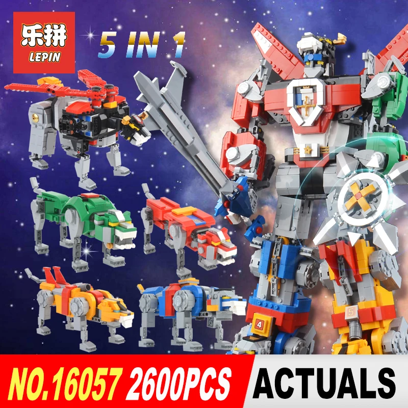 

Lepin 16057 Idea series Voltron Defender of the Universe Children Model Building Blocks Bricks Educational Toys LegoINGlys 21311