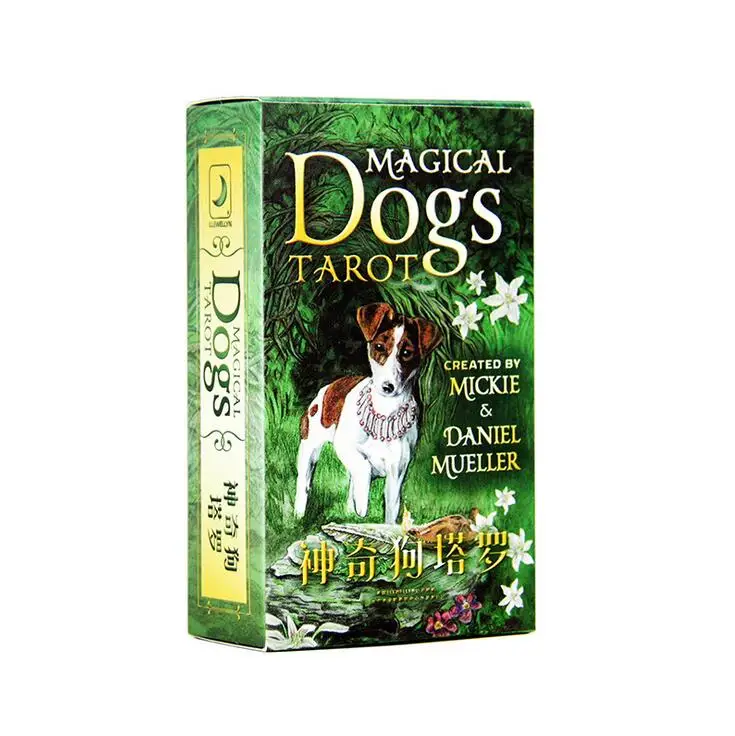 Волшебная собака Таро карты английский/китайский завод сделал высокое качество таро карты игра, настольная игра