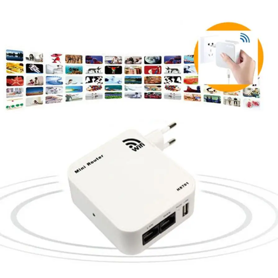 Good Sale High Quality Mini 150Mbps Wireless-N WiFi AP Repeater Router Wlan With USB Free shipping Dec 16