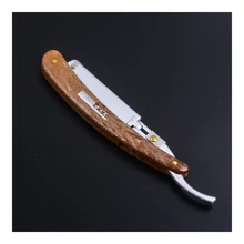 Нержавеющая сталь волос Бритва Прямой отвал складной бритья парикмахерские Ножи Профессиональный лицо удаления волос инструмент руководство бритвы