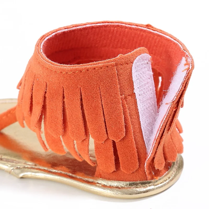 Baby Girls 0-18 M Summer Style Sandal Fashion Breathable Tassel Shoes Anti-slip Flip Flop Newborn Bebe Sandal 
