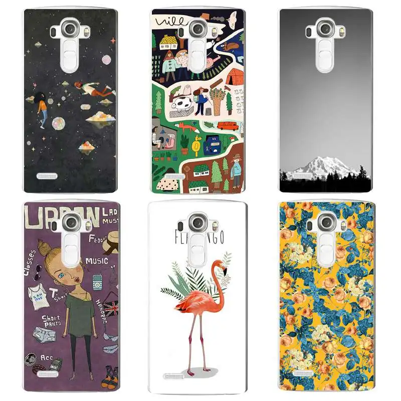 Мягкий прозрачный чехол из ТПУ с фламинго для LG G3 G4 G5 V10 K3 K4 K5 K8 K10 2017 Бесплатная