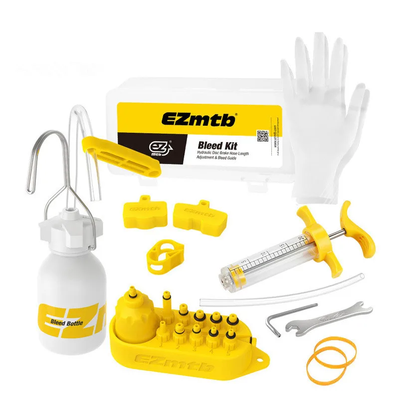 

Bicycle Hydraulic Brake Bleed Tool Kit For Shimano, Tektro, Margura and Series Disc Brake System Use Mineral Oil Brake