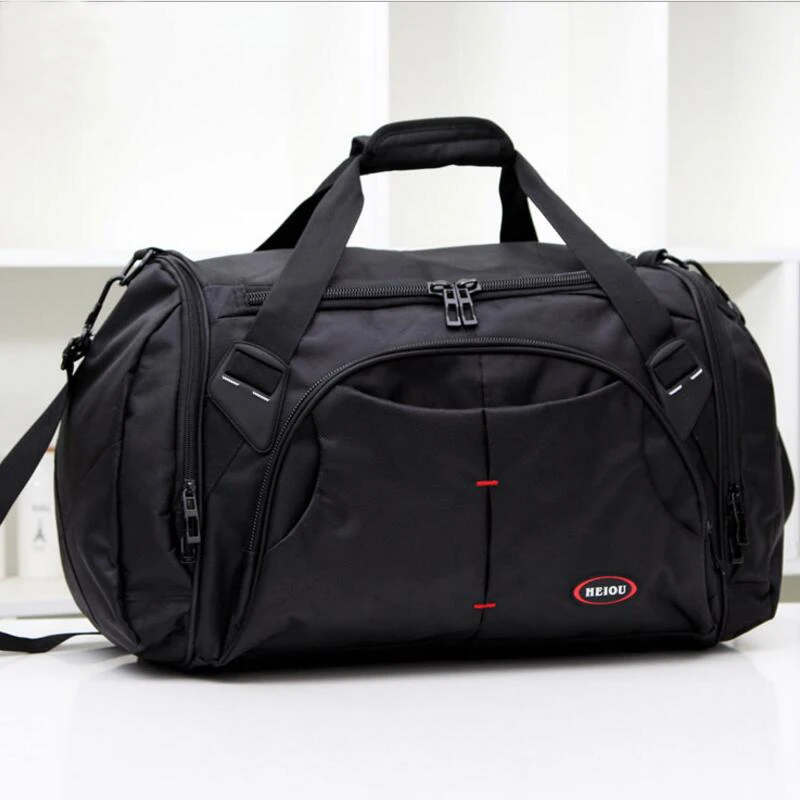 Ringed Penguin Nylon Waterproof Bags Men Travel Bags Large Capacity