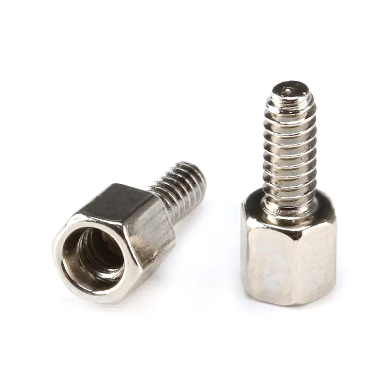 100pcs 5+7MM Hex head Spacing Screws with nut for D-Sub VGA DB9