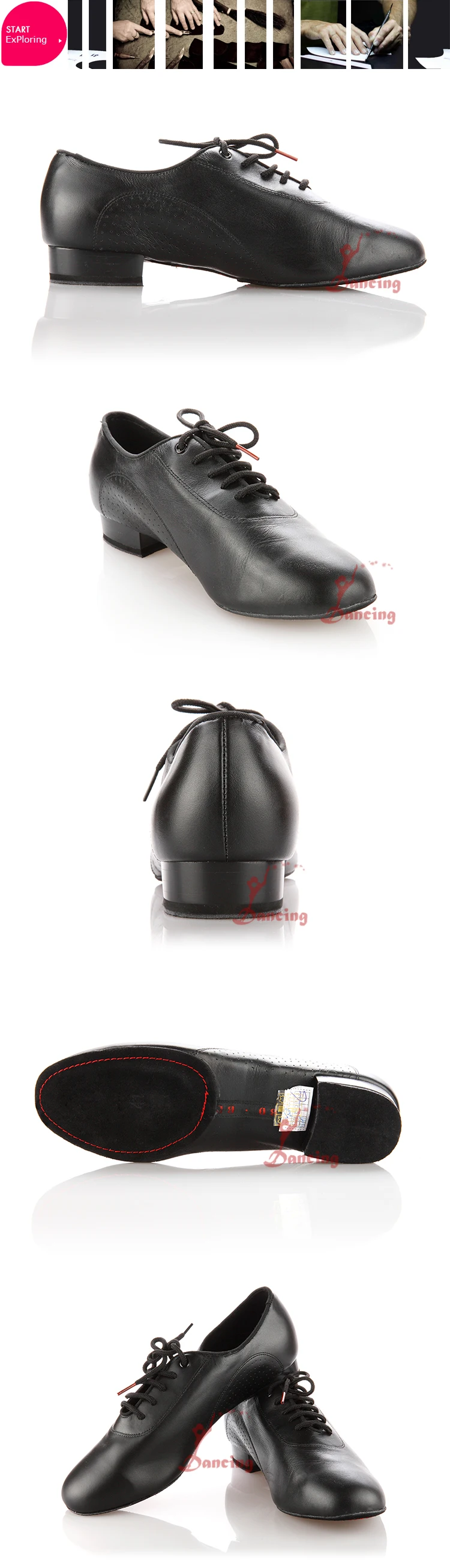 20161128_184221_002Standard Dance Shoe Ballroom Ladies Aerobics Shoes Adult Sports Modern men Shoes Social Dance SneakersBD309