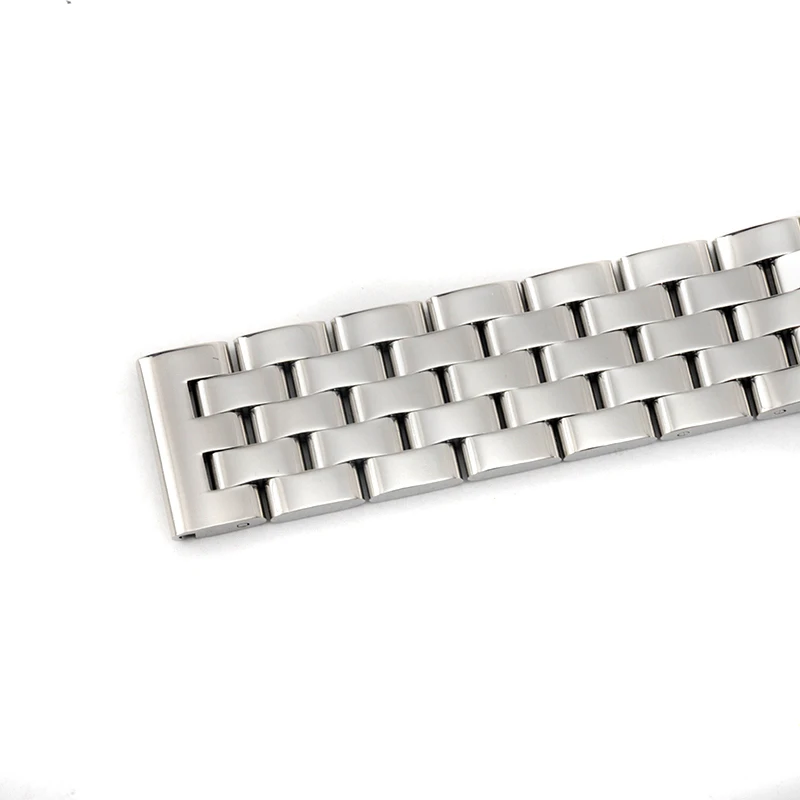 Shellhard 5 Colors Stainless Steel Watches Buckle Luxury Watch Band Strap Bracelet 20/22/24/26mm Replacement Solid Link Bracelet