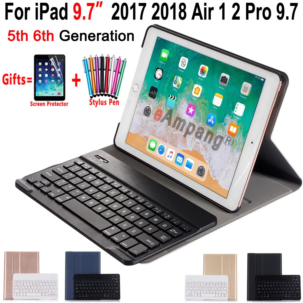 Slim Keyboard Case for Apple iPad 9.7 2017 2018 5th 6th