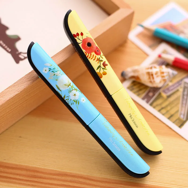 

Deli scissors student cutting tijeras handmade art tijeras portable scissors safe convenient scissors tijeras para manualidades